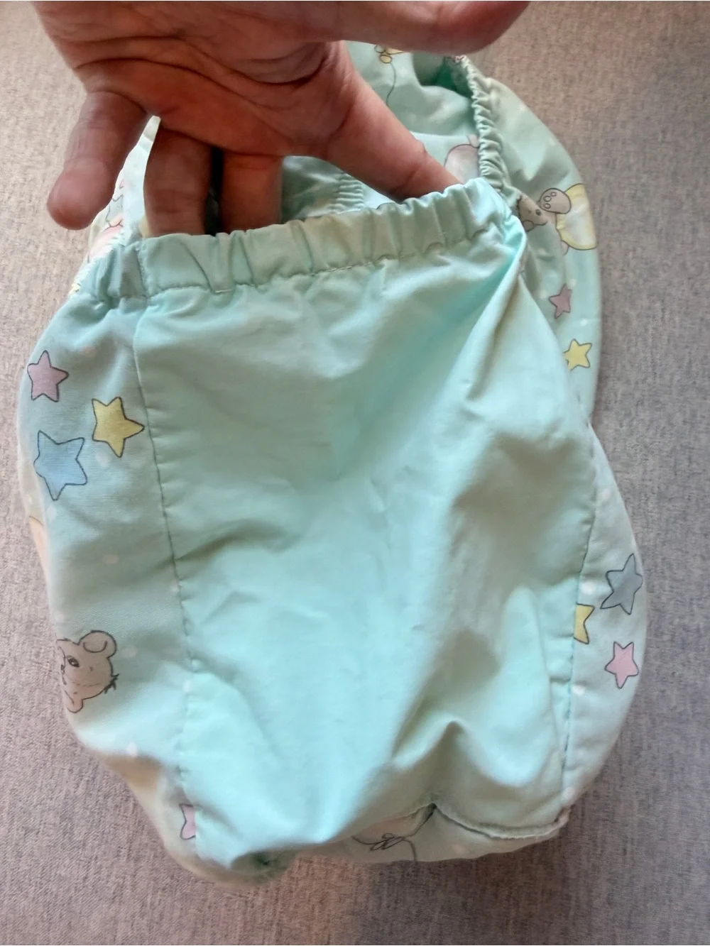 Rare Vintage Precious Moments Diaper Bag Pastel Teddy Bear Balloon Grandmacore